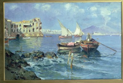 ナポリ湾で 作： Lazzaro Pasini