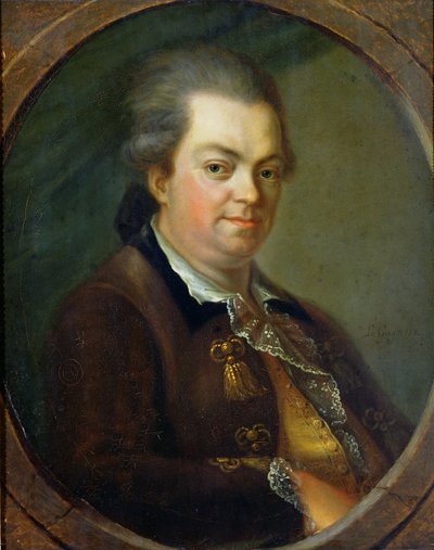 アレッサンドロディカリオストロ伯爵と推定される肖像画（1743-95）1778 作： Le Gay