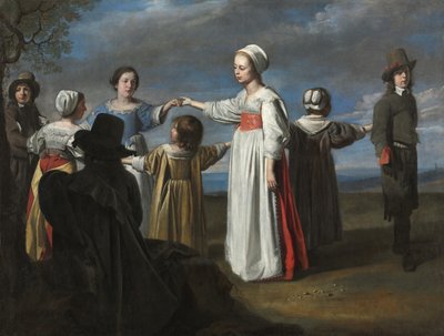 子供ダンス、c。 1650。 作： Le Nain