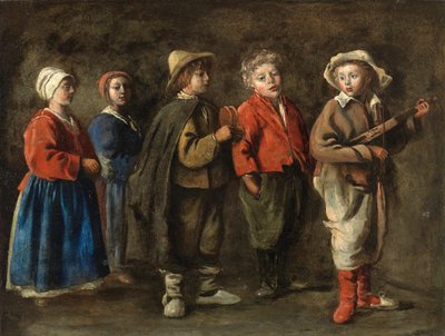 アントワーヌ・ル・ナン - 若い音楽家たち 1640年頃 作： Le Nain Brothers