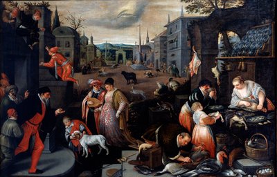 シリーズThe Seasonsの2月、16世紀後半または17世紀初頭 作： Leandro Bassano
