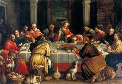 最後の晩餐 作： Leandro da Ponte Bassano