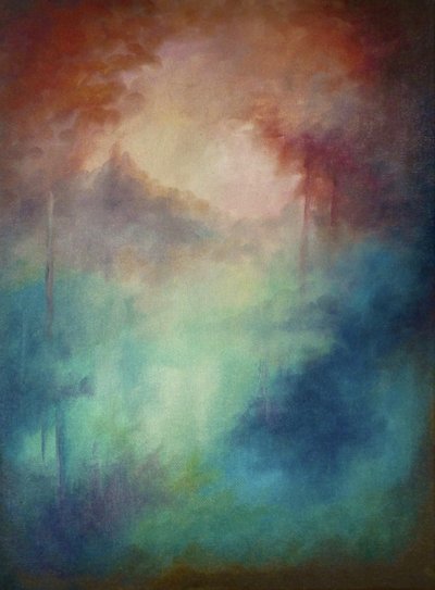 子守唄、2023年（キャンバスに油彩） 作： Lee Campbell