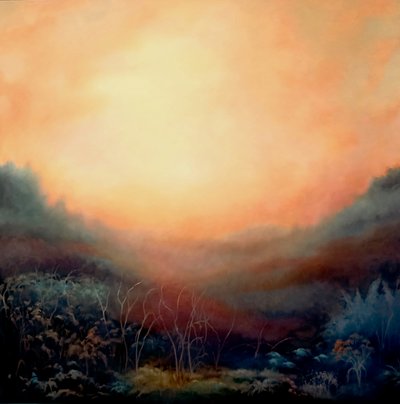 予言 - ヒースを越えて、2021年（キャンバスに油彩） 作： Lee Campbell