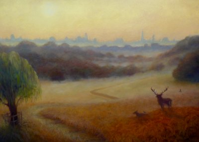 2020年、リッチモンド・パークの秋の朝 作： Lee Campbell