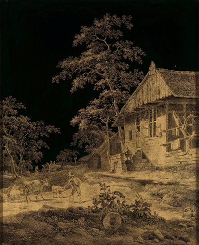 農場の羊飼い 作： Leendert Overbeek