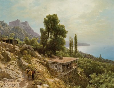 クリミア半島のアイペトリの近く、1890 作： Lef Feliksovich Lagorio