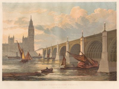 New Westminster Bridge, projetada por P. N. Page 作： Leighton Brothers