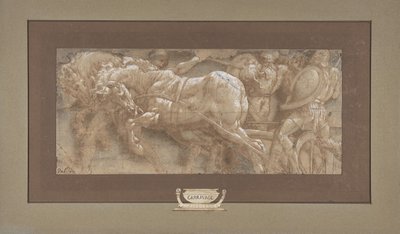 凱旋門のシーン、1511-87年 作： Lelio Orsi