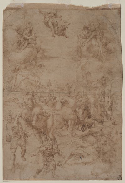 1575年以降の聖パウロの改宗。 作： Lelio Orsi da Novellara