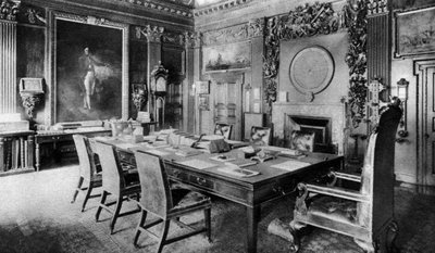アドミラルティの役員室、ロンドン、1926-1927。 作： Lemere