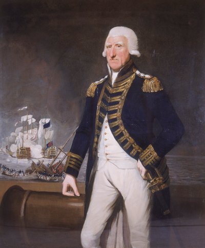 サミュエル、フード第一子爵、1794年頃 作： Lemuel Francis Abbot