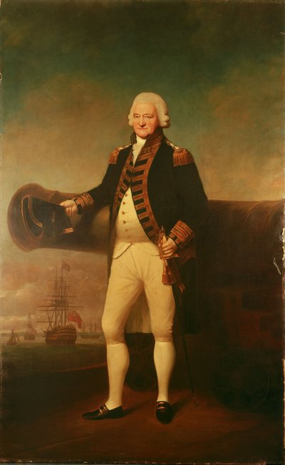 ピーター・パーカー提督（1721-1811）、1799年頃（油彩・キャンバス） 作： Lemuel Francis Abbott