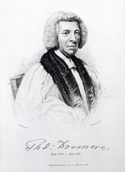 ジョンホークスワースによって彫刻されたドロモアの司教、トーマスパーシー、1848 作： Lemuel Francis Abbott
