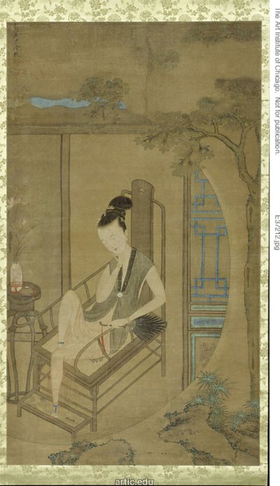 空想する女性 作： Leng Mei