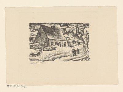 Altenberg (Ertsgebergte) (オブジェクトの元のタイトル) 作： Leo Gestel (signed by artist)