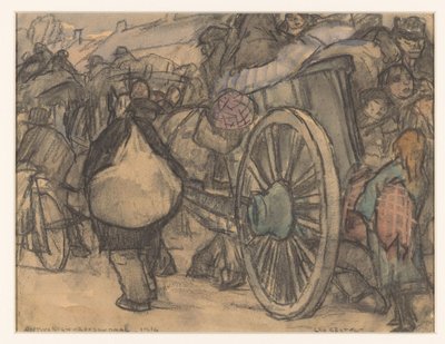 Antwerp-Roosendaal-1914 (オブジェクトの元のタイトル) 作： Leo Gestel (signed by artist)