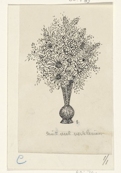 花器 作： Leo Gestel (signed by artist)