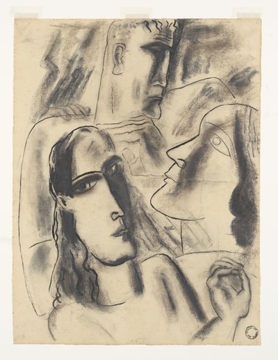 三頭身（原題） 作： Leo Gestel (signed by artist)