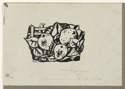 三梨 作： Leo Gestel (signed by artist)