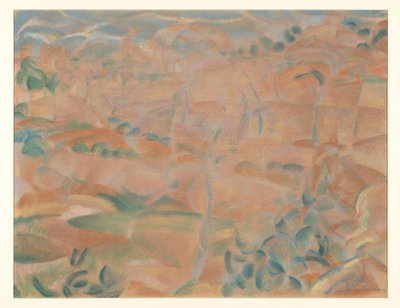 マヨルカ島の風景 作： Leo Gestel (signed by artist)
