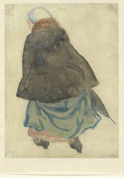走っている女性 作： Leo Gestel (signed by artist)