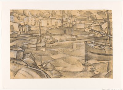 マヨルカ - 1914 (オブジェクトの元のタイトル) 作： Leo Gestel (signed by artist)