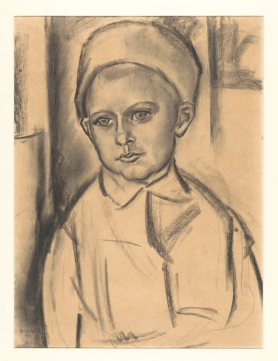 見知らぬ少年の肖像 作： Leo Gestel (signed by artist)