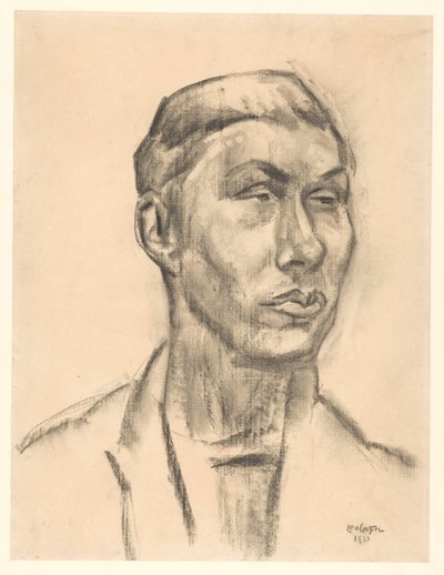 見知らぬ男の肖像 作： Leo Gestel (signed by artist)