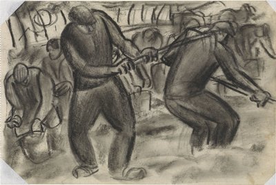 畑のジャガイモ収穫機 タイトルなし 作： Leo Gestel