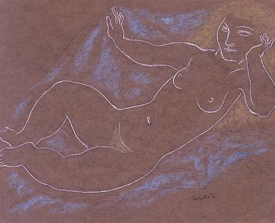 金髪ヌード 作： Leo Gestel