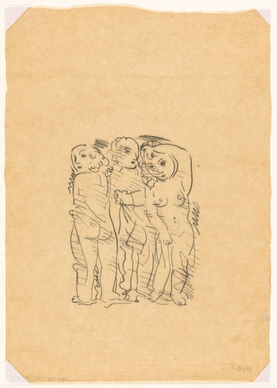 三美神 (スケッチ) 作： Leo Gestel