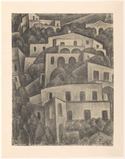ポジターノの眺め 作： Leo Gestel