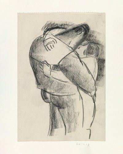 キスをするカップル（1891年～1941年） 作： Leo Gestel