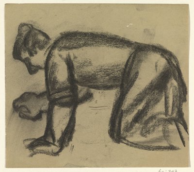 四つんばいの男 作： Leo Gestel