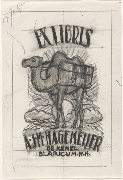 Antonius Johannes Maria Hagemeijerによるex librisのデザイン 作： Leo Gestel