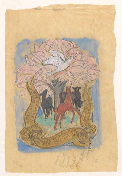 Juliana Bellaar Spruytの誕生を祝うための設計図 作： Leo Gestel