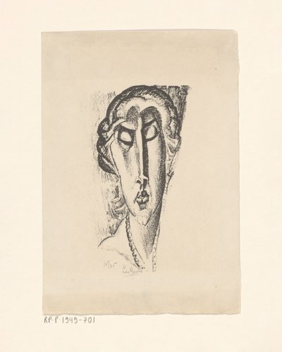『知られざる女性の肖像』 作： Leo Gestel