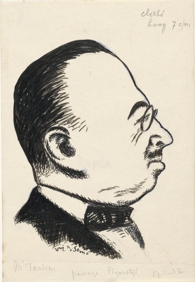 ポートレット・ヴァン・アンドレ・タルデュー 作： Leo Gestel