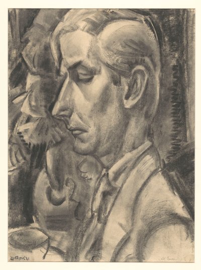 デ・エッサー、木彫師、製図工の肖像 作： Leo Gestel