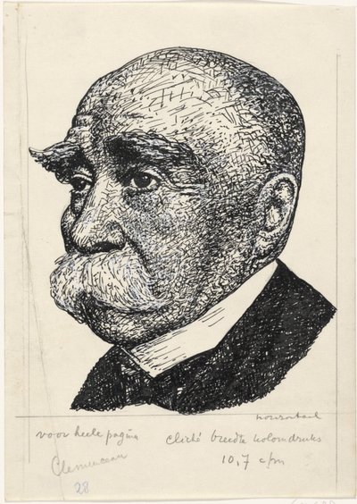 Portret van George-Eugene-Benjamin Clemenceau 作： Leo Gestel