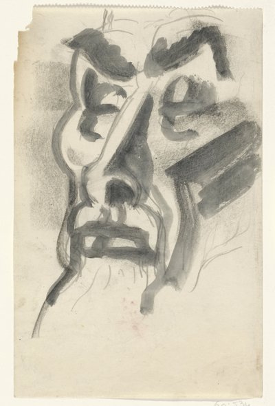 ヤン・トゥーロップの肖像 作： Leo Gestel