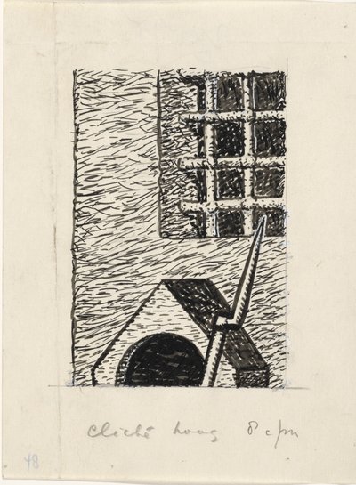 バーのあるウィンドウ 作： Leo Gestel