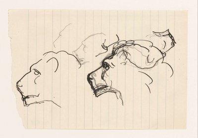 獅子頭の学習シート 作： Leo Gestel