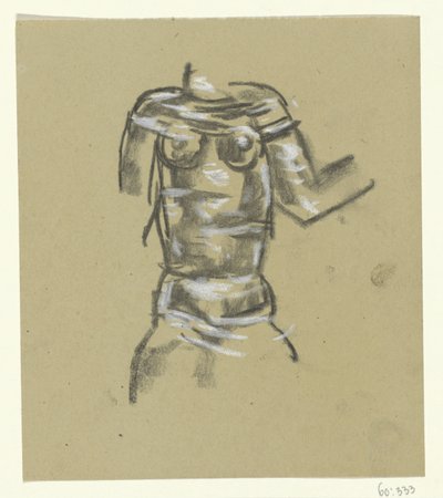 女性の胴体 作： Leo Gestel