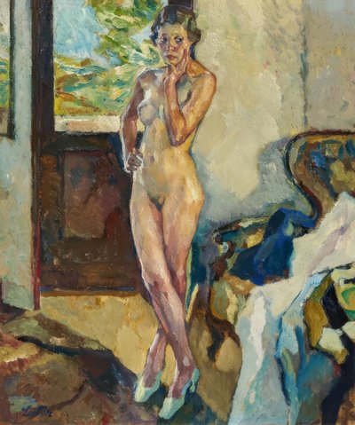 窓際 作： Leo Putz