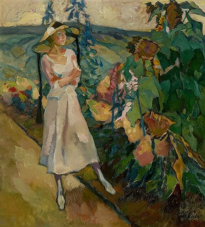 ガウティンガーガーデン。 1920年 作： Leo Putz