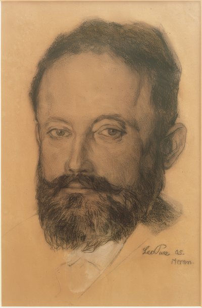 男性の肖像 作： Leo Putz