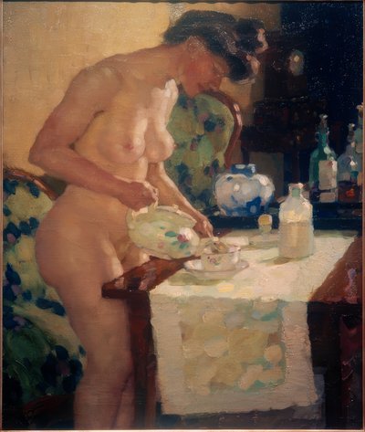 ティーテーブルのモデル 作： Leo Putz