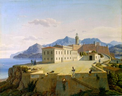 1814年1839年、ポルトフェッライオのナポレオンボナパルト。 作： Leo von Klenze
